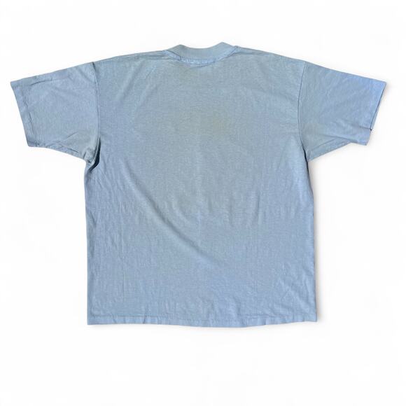 Vintage Cowboy Horse Amarillo Texas Grunge Obscure Country T Shirt Blue Hanes XL - Picture 5 of 12